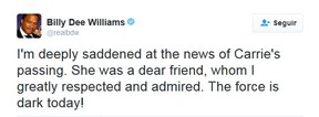 Billy Dee Williams (Foto: Twitter / Reprodução)