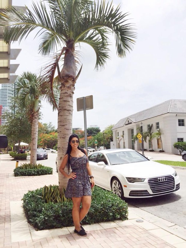 Amanda em Miami (Foto: Arquivo Pessoal)