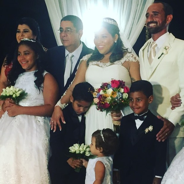 Zeca Pagodinho no casamento da filha Eliza (Foto: Reprodução/Instagram)