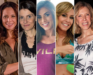 Elas preferem os mais novos - Vanessa Gerbelli, Malga Di Paula, Nicole Bahls, Lia Khey e Marília Gabriela (Foto: Ego)