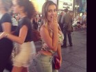 Andressa Urach posa para fotos em Nova York: ‘Perigo, cheguei!’