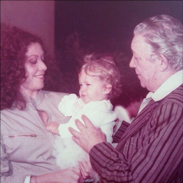 Leandra Leal com a mãe Angela e o avô (Foto: Reprodução/Instagram)