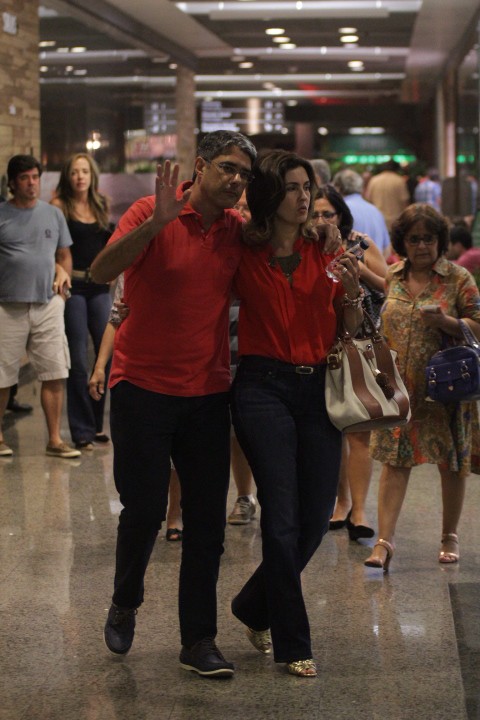 William Bonner e Fátima Bernardes (Foto: Derick Abreu/ Photo Rio News)