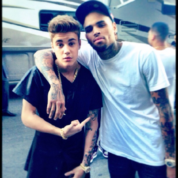 Justin Bieber e Chris Brown (Foto: Instagram/ Reprodução)