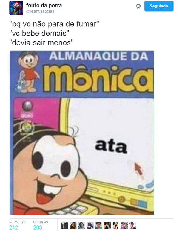 Meme da Mônica (Foto: Reprodução/Twitter)
