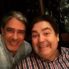 William Bonner e Fausto Silva (Foto: Instagram/ Reprodução)
