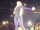 Beyoncé encara chuva durante show em Brasília