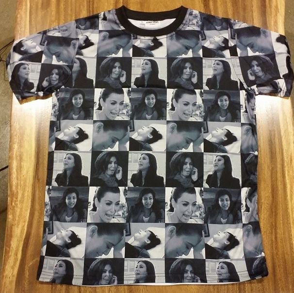 Camiseta em homenagem a Kim Kardashian (Foto: Instagram/Reprodução)