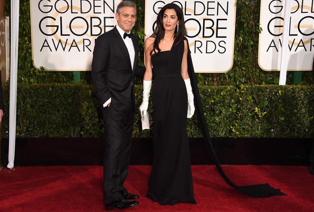 George Clooney e Amal Alamuddin Clooney (Foto: Agência Getty Images)