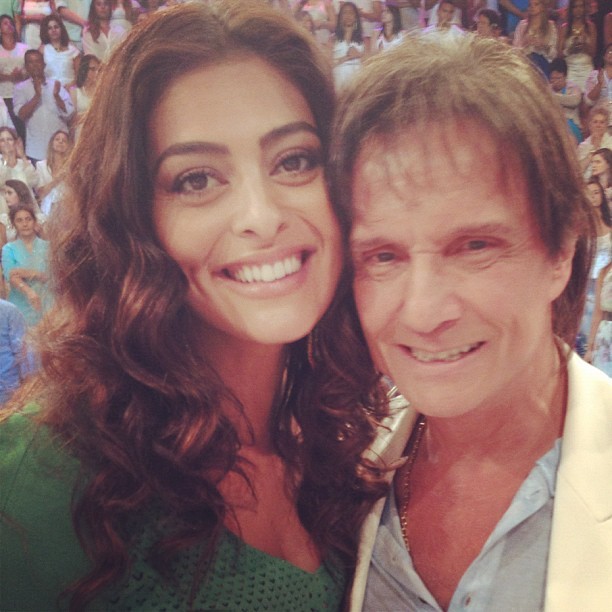 Juliana Paes e Roberto Carlos (Foto: Instagram/Reprodução)