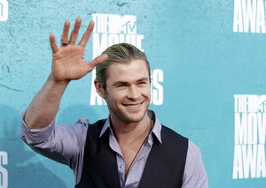 Chris Hemsworth no MTV Movie Awards (Foto: Reuters/ Agência)