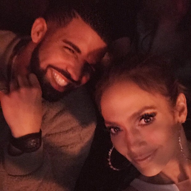 Drake e Jennifer Lopez (Foto: Reprodução / Instagram)