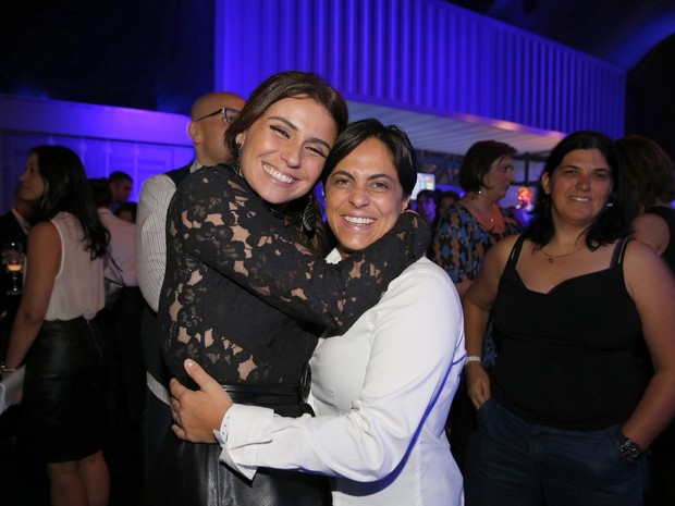 Giovanna Antonelli r Thammy Miranda em evento no Rio (Foto: André Muzell e Felipe Panfili/ Ag. News)