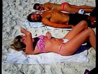 Bábara Evans posta foto na praia e lamenta: 'Tô gordinha'