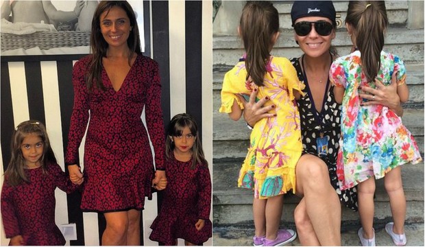 Giovanna Antonelli com as filhas gêmeas, Sofia e Antônia, de 4 anos  (Foto: Reprodução do Instagram)