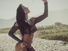 Gracyanne Barbosa se molha em fotos sensuais e mostra demais