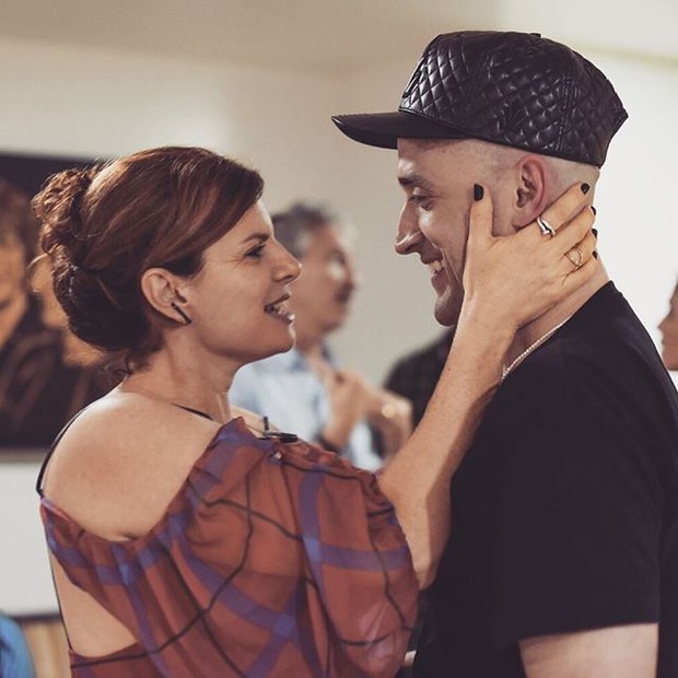 Debora Bloch e Paulo Gustavo em teatro no Rio (Foto: Instagram/ Reprodução)