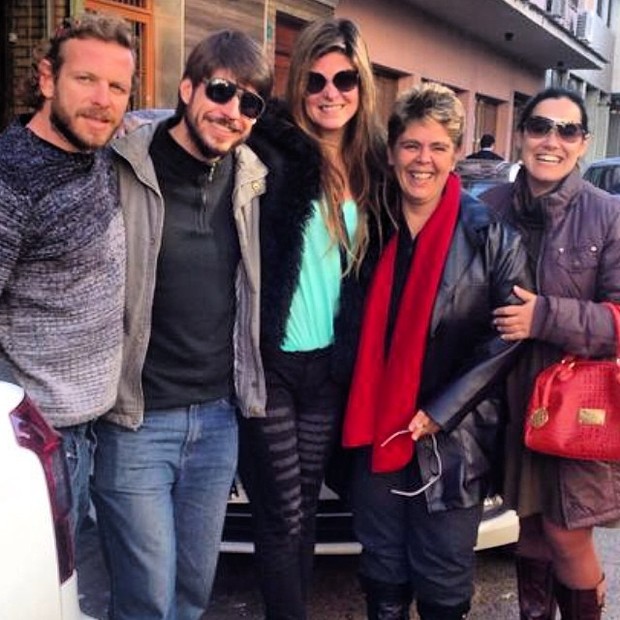 Cristiana Oliveira com amigos (Foto: Instagram / Reprodução)
