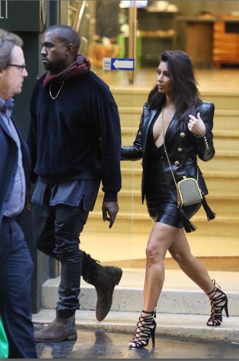 Kanie West e Kim Kardashian (Foto: AKM/GSI)