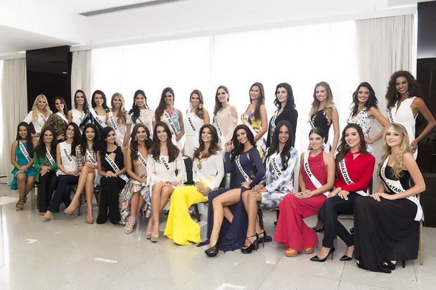 Candidatas ao Miss Brasil 2015  (Foto: Lucas Ismael / Band)