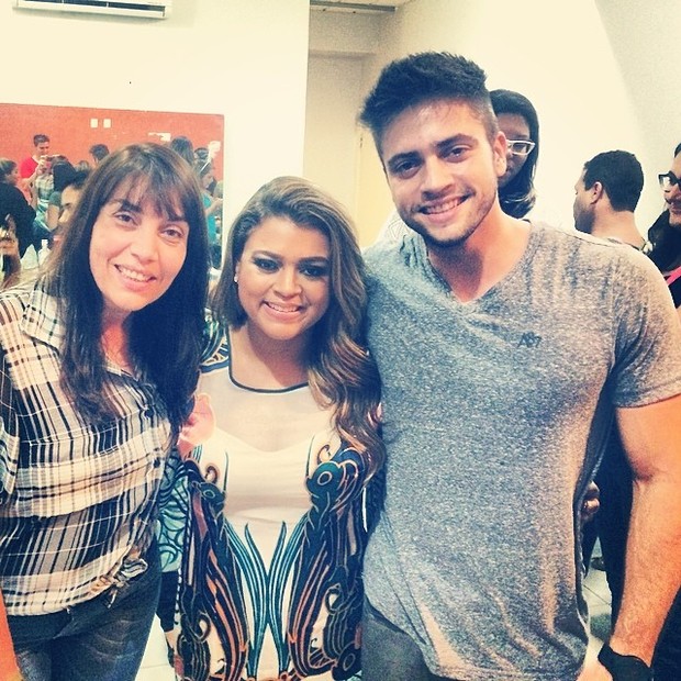 Noivo de Preta Gil posta foto com a cantora e sua madrinha (Foto: Instagram)