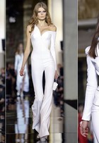 Donatella Versace abre a semana de alta costura primavera-verão 2015 em Paris