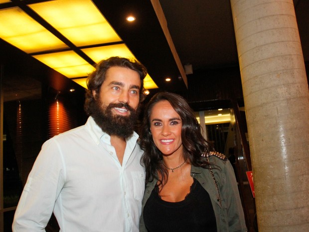 Ricardo Pereira e Francisca Pinto em show no Rio (Foto: Onofre Veras/ Brazil News)