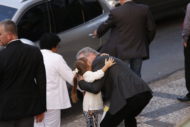 Roberto Justus com a filha, Rafaella (Foto: Renato Vaz / AgNews)