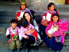 Maria Maya grava cenas de 'Amor à vida' no Peru