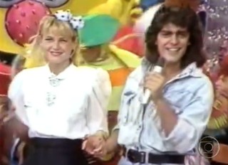 Xuxa e Junno Andrade (Foto: Reprodução/TV Globo)