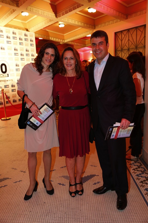 Maria Zilda com a mulher Ana Kalil e o filho Rodrigo Bethlem (Foto: Felipe Assumpção/Ag News)