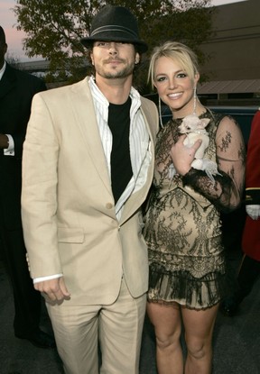 Britney Spears e Kevin Federline (Foto: Agência/ Getty Images)