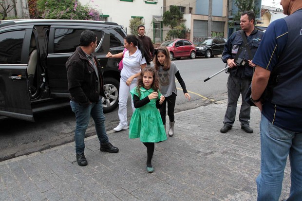 Filha de Rodrigo Faro filhas, Clara (8) e Maria (5) (Foto: Orlando Oliveira/AgNews)