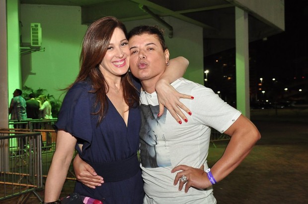 Claudia Raia e David Brazil vão ao show de Ivete Sangalo (Foto: Roberto Teixeira/ EGO)
