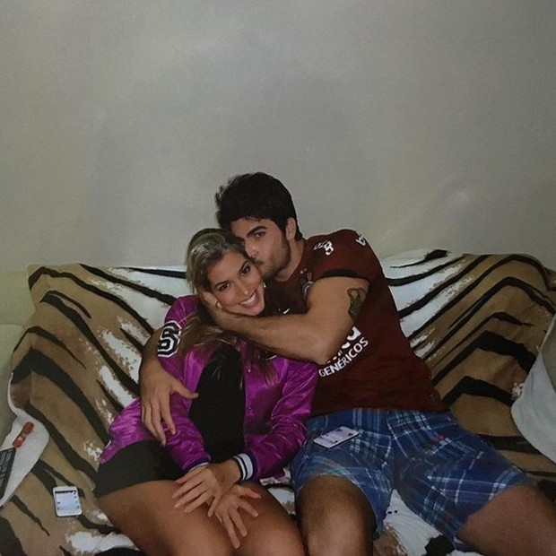 Adriana e Rodrigão quando começaram a namorar (Foto: Reprodução/Instagram)