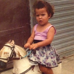 Geisy Arruda quando criança (Foto: Instagram/ Reprodução)