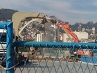 Torre de TV do Sambódromo do Rio  é demolida