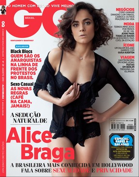 Alice Braga posa para revista (Foto: Daniel Klajmic / Revista GQ)
