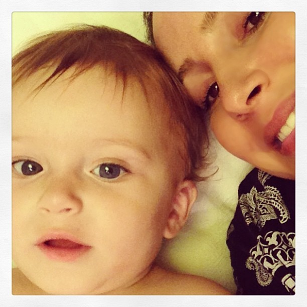 Claudia Leitte com o filho Rafael (Foto: Instagram/ Reprodução)