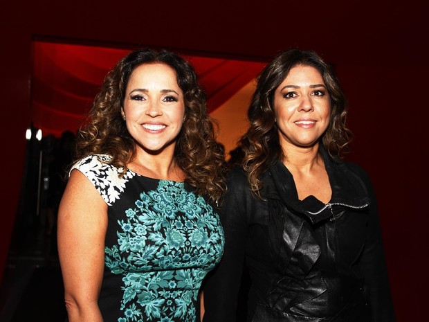 Daniela Mercury e Malu Verçosa em prêmio em São Paulo (Foto: Paduardo/ Ag. News)