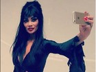 Nicole Scherzinger entra no clima do Halloween e se fantasia de Elvira