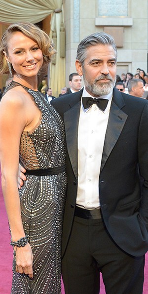 George Clooney e no Oscar (Foto: AFP / Agência)