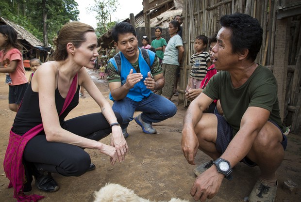 Angelina Jolie (Foto: Roger Arnold / UNHCR / AFP)