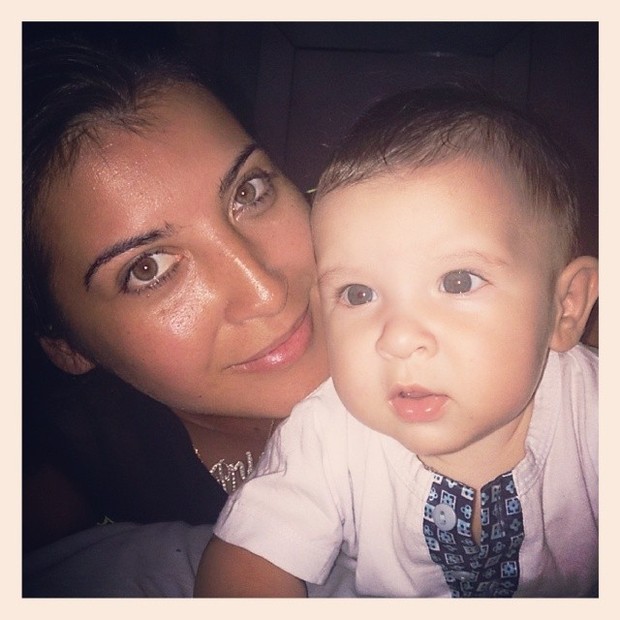 Priscila Pires e o filho Pietro (Foto: Instagram/Reprodução)