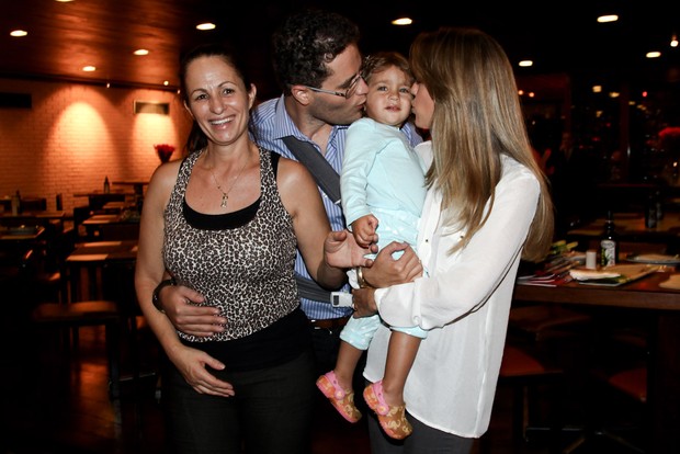 Pedro Leonardo e família (Foto: Manuela Scarpa/Foto Rio News)