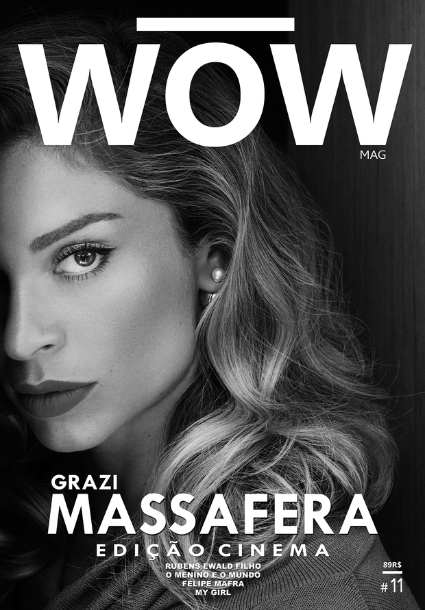 Grazi Massafera na capa da Revista WOW (Foto: Brunno Rangel / Divulgação)
