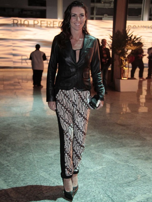 [ESTILO FASHION RIO] Glenda Kozlowski no Fashion Rio  (Foto: Isac Luz / EGO)