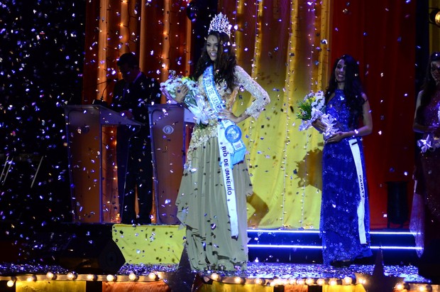 Hosana Elliot vence o concurso Miss Universo RJ (Foto: Roberto Teixeira/EGO)