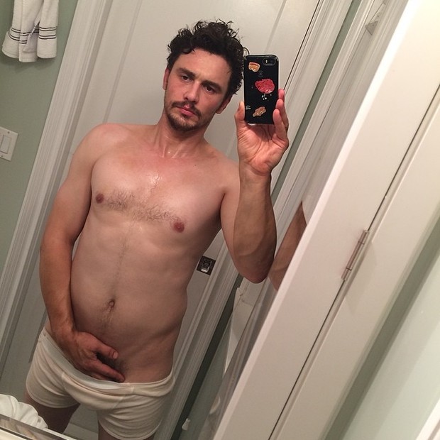 James Franco posa de cueca (Foto: Instagram/ Reprodução)