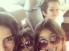 Giovanna Antonelli tira foto fofa com os filhos e mostra na web: 'Amores'